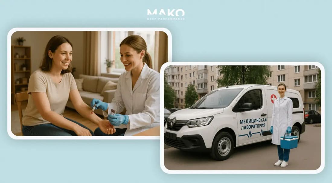 Нейрокартинки для медицинской лаборатории
